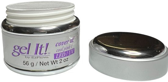 EzFlow Gel It! Cover it! Cool Pink 1 Nagelgel LED / UV 56 gr - afbeelding 2