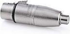 XLR-Adapter - XLR 3-Pins Female - RCA Female - Vernikkeld - Recht - Metaal - Zilver - 10 Stuks - Polybag - afbeelding 11