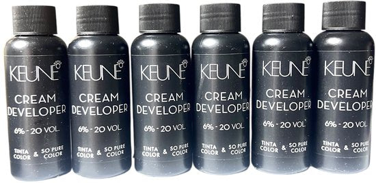 Keune 6 % (20 vol) Peroxide 6 x 60 ml - afbeelding 2