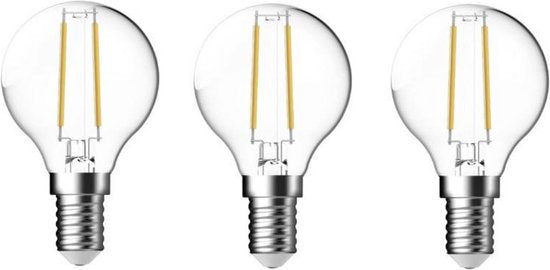 Energetic 4w LED A++ E14 Lamp 3-pack 2700k Clear 2023 - afbeelding 3