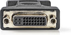 Nedis VGA-Adapter - VGA Male - DVI-I 24+5-Pins Female - Vernikkeld - Recht - ABS / Metaal - Zwart - Blister - afbeelding 1