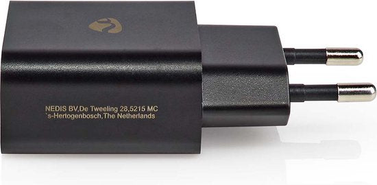 Nedis Oplader - 12 W - Snellaad functie - 1x 2.4 A - Outputs: 1 - USB-A - Lightning 8-Pins (Los) Kabel - 1.00 m - Single Voltage Output - afbeelding 2