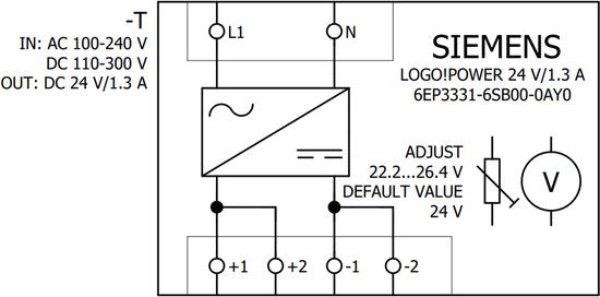 Siemens 6EP3331-6SB00-0AY0 PLC-netvoeding 24 V - afbeelding 6