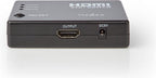 Nedis HDMI-Switch - 3 poort(en) - 3x HDMI Input - 1x HDMI Output - 1080p - 3.4 Gbps - ABS - Zwart - afbeelding 1