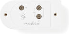 Nedis CATV-Versterker | Versterking: dB | - MHz | Outputs: | Versterkingsregelaar | Wit - afbeelding 2