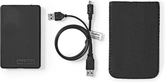 Nedis Hardeschijfbehuizing - 2.5 " - SATA II - USB2.0 - USB Type-A - Kunststof - afbeelding 8