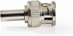 Nedis BNC-Kabelbeschermer - Recht - Male - Vernikkeld - 50 Ohm - Krimp - Diameter kabelinvoer: 6.0 mm - Staal - Zilver - 25 Stuks - Envelop - afbeelding 7