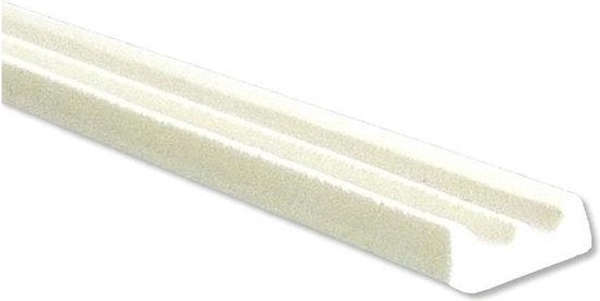 Ecosavers EPDM Tochtstrip E-profiel | voor tocht kieren van 1-3 mm | Rol van 6 meter (2x3) | Tocht Strip - afbeelding 4