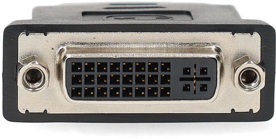 Nedis HDMI-Adapter - HDMI Connector - DVI-D 24+1-Pins Female - Verguld - Recht - ABS - Zwart - 1 Stuks - Doos - afbeelding 1