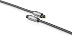 Nedis Digitale Audiokabel | TosLink Male - TosLink Male | Gun Metal Grey | Gevlochten Kabel - afbeelding 23