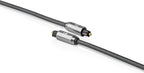 Nedis Digitale Audiokabel | TosLink Male - TosLink Male | Gun Metal Grey | Gevlochten Kabel - afbeelding 10