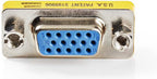 Nedis VGA-Adapter - VGA Female 15p - VGA Female 15p - Vernikkeld - Recht - Metaal - Metaal - Polybag - afbeelding 3