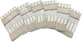 6 x set à 2 st Theedoek 50 cm x 50 cm Beige 100 % Katoen - afbeelding 1