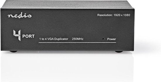 VGA splitter | 4-Poorts | Maximale resolutie: 1920x1440 - afbeelding 1