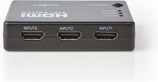 Nedis HDMI-Switch - 3 poort(en) - 3x HDMI Input - 1x HDMI Output - 1080p - 3.4 Gbps - ABS - Zwart - afbeelding 12