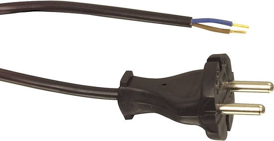 Nedis Stroomkabel voor Stofzuiger - m - Type-F (CEE 7/7) - 250 V AC - 16 A - Zwart - PVC - afbeelding 9
