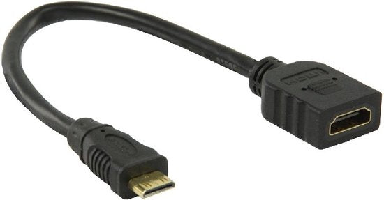 Nedis High Speed ​​HDMI-Kabel met Ethernet - HDMI Mini-Connector - HDMI Output - 4K@30Hz - 10.2 Gbps - 0.20 m - Rond - PVC - Zwart - Envelop - afbeelding 13