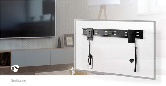Nedis Vaste TV-Muurbeugel - 32 - 55 " - Maximaal schermgewicht: 50 kg - Minimale muurafstand: 14.5 mm - Staal - Zwart - afbeelding 13
