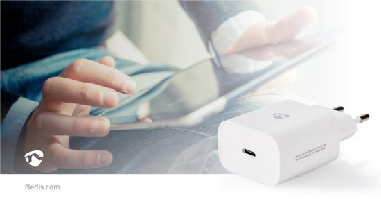 Nedis Oplader - 30 W - 1.5 / 2.0 / 2.5 / 3.0 A - Outputs: 1 - USB-C™ - Automatische Voltage Selectie - afbeelding 10