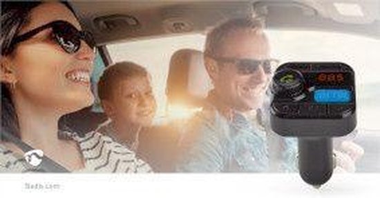 FM-Audiotransmitter voor Auto - Gefixeerd - Handsfree bellen - 0.8 " - LED-Scherm - Bluetooth - 5.0 V DC / 1.0 A / 5.0 V DC / 2.4 A - Bass boost - Google Assistant / Siri - Zwart - afbeelding 15