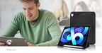 Nedis Tablet Folio Case - iPad Air 10.9" 2020 - Auto-wake-functie - Grijs / Zwart - Polycarbonate / TPU - afbeelding 8