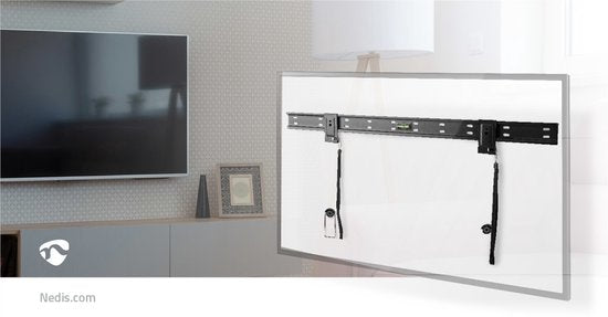 Nedis Vaste TV-Muurbeugel - 43 - 90 " - Maximaal schermgewicht: 50 kg - Minimale muurafstand: 14.5 mm - Staal - Zwart - afbeelding 14