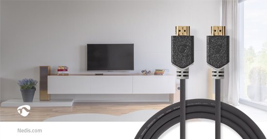Nedis HDMI kabel versie 2.0 (4K 60Hz HDR) / zwart - meter - afbeelding 6