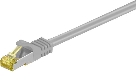 Nedis CAT7 Netwerkkabel - S/FTP - RJ45 Male - RJ45 Male - 1.00 m - Snagless - Rond - LSZH - Grijs - Envelop - afbeelding 7