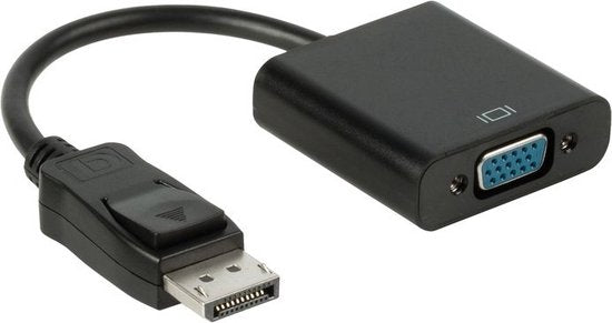 Nedis DisplayPort-Adapter - DisplayPort Male - VGA Female 15p - 1080p - Vernikkeld - Recht - 0.20 m - Rond - PVC - ABS - Zwart - Label - afbeelding 6