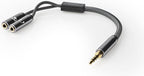 Nedis Stereo-Audiokabel - 3,5 mm Male - 2x 3,5 mm Female - Verguld - 0.20 m - Rond - Grijs / Gun Metal Grijs - Cover Window Box - afbeelding 17