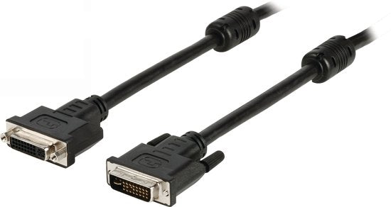 Nedis DVI-Kabel - DVI-I 24+5-Pin Male - DVI-I 24+5-Pins Female - 2560x1600 - Vernikkeld - 2.00 m - Recht - PVC - Zwart - Polybag - afbeelding 9
