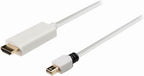 Nedis Mini DisplayPort-Kabel - DisplayPort 1.2 - Mini-DisplayPort Male - HDMI Connector - 21.6 Gbps - Verguld - 2.00 m - Rond - PVC - Antraciet - Window Box - afbeelding 8