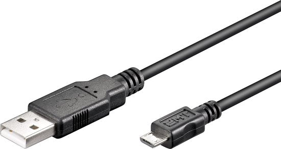 Nedis USB-Kabel - USB 2.0 - USB-A Male - USB Micro-B Male - 4.5 W - 480 Mbps - Vernikkeld - 3.00 m - Rond - PVC - Zwart - Label - afbeelding 6