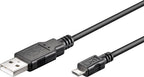 Nedis USB-Kabel - USB 2.0 - USB-A Male - USB Micro-B Male - 4.5 W - 480 Mbps - Vernikkeld - 3.00 m - Rond - PVC - Zwart - Label - afbeelding 6