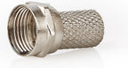 F-connector | Mannelijk | Voor 6,8mm-coaxkabels | 25 stuks | Metaal - afbeelding 12