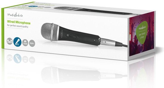 Nedis bedrade microfoon - XLR - 6,35mm Jack - metaal / - 5 meter - afbeelding 5