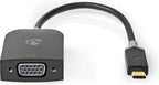 Nedis USB-C Adapter - USB 3.2 Gen 1 - USB-C Male - VGA Female 15p - 1920x1200 - 0.20 m - Rond - Verguld - PVC - Antraciet - Doos - afbeelding 1
