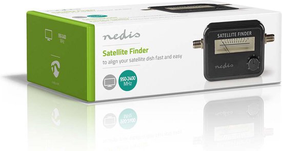 Nedis Signaalsterktemeter voor Satelliet - 950-2400 MHz - Ingangsgevoeligheid: 83 dB - Uitgangsniveau: 102 dBuV - Zwart - afbeelding 12