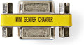 Nedis VGA-Adapter - VGA Female 15p - VGA Female 15p - Vernikkeld - Recht - Metaal - Metaal - Polybag - afbeelding 1