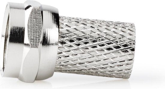 F-connector | Mannelijk | Voor 6,8mm-coaxkabels | 25 stuks | Metaal - afbeelding 37