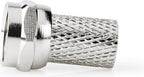 F-connector | Mannelijk | Voor 6,8mm-coaxkabels | 25 stuks | Metaal - afbeelding 37