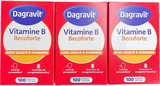 Dagravit Becoforte B - 3 x 100 stuks - Voordeelverpakking - afbeelding 1