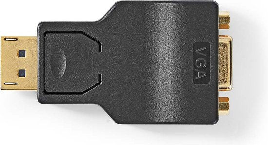 Nedis DisplayPort-Adapter - DisplayPort Male - VGA Female 15p - 1080p - Verguld - Recht - Rond - ABS - Antraciet - Doos - afbeelding 1