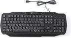 Nedis Bedraad Gaming Toetsenbord - USB 2.0 - Membrane Toetsen - LED - US internationaal - US Internationaal - USB Gevoed - Lengte stroomkabel: 1.50 m - Gaming - afbeelding 2