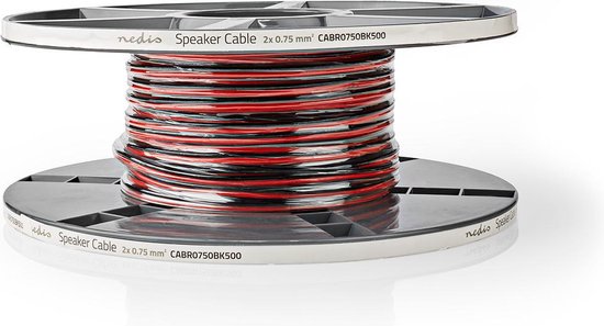 Nedis Speaker-Kabel - 2x mm² - Koper - m - Rond - PVC - Rol - afbeelding 12