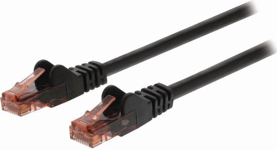 Nedis CAT6 Netwerkkabel - RJ45 Male - RJ45 Male - U/UTP - 15.0 m - Rond - PVC - Zwart - Envelop - afbeelding 6