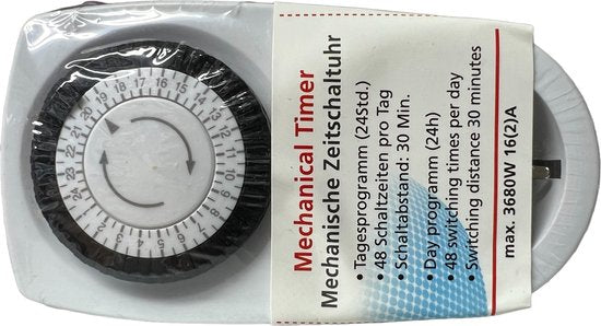 Arcas - Mechanische timer wit - afbeelding 4