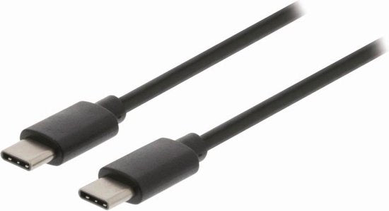Nedis USB-Kabel - USB 2.0 - USB-C Male - USB-C Male - 60 W - 480 Mbps - Vernikkeld - 1.00 m - Rond - PVC - Zwart - Doos - afbeelding 7
