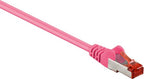 Nedis CAT6 Netwerkkabel - RJ45 Male - RJ45 Male - S/FTP - 20.0 m - Rond - LSZH - Roze - Polybag - afbeelding 6