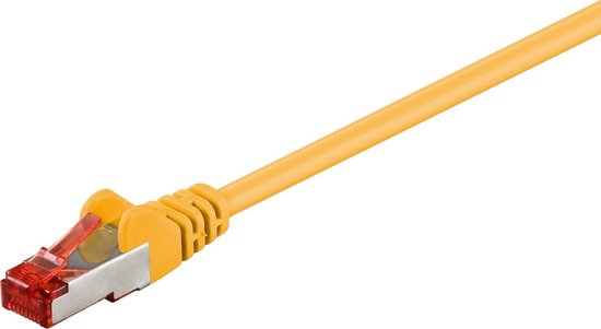 CAT6 Netwerkkabel - RJ45 Male - RJ45 Male - S/FTP - 30.0 m - Rond - LSZH - Geel - Polybag - afbeelding 9